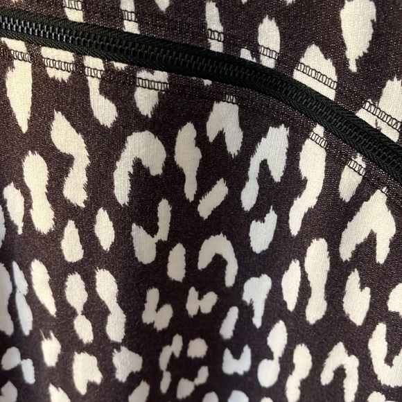 Rachel Roy dark brown and cream animal print, midi sleeveless dress. Size XL. - Picture 4 of 8